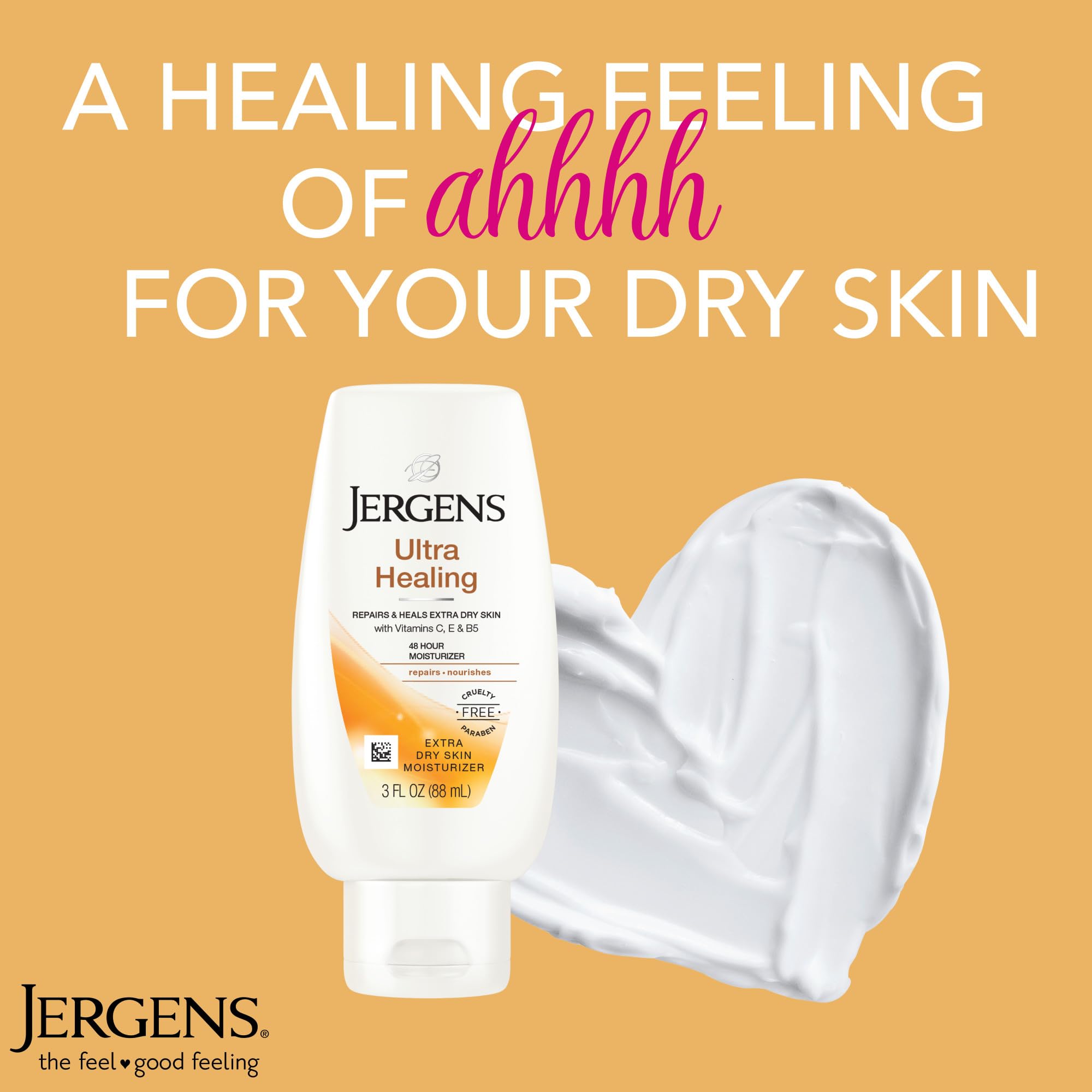 Ingrediente Hydralucence de Jergens Ultra Healing visible en etiqueta.