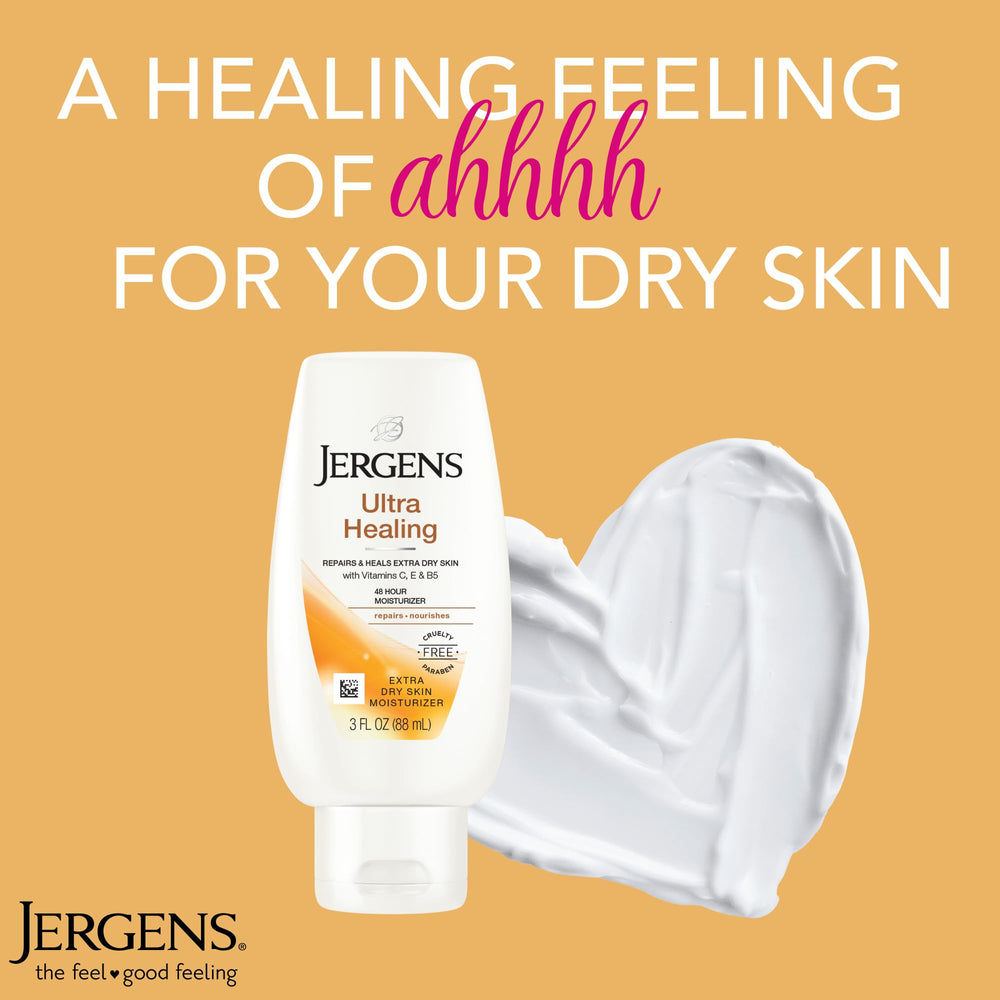 Ingrediente Hydralucence de Jergens Ultra Healing visible en etiqueta.