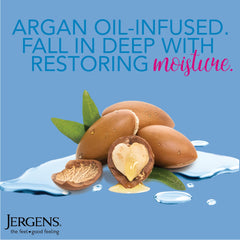 Jergens Wet Skin Moisturizer applied on wet skin for instant hydration.