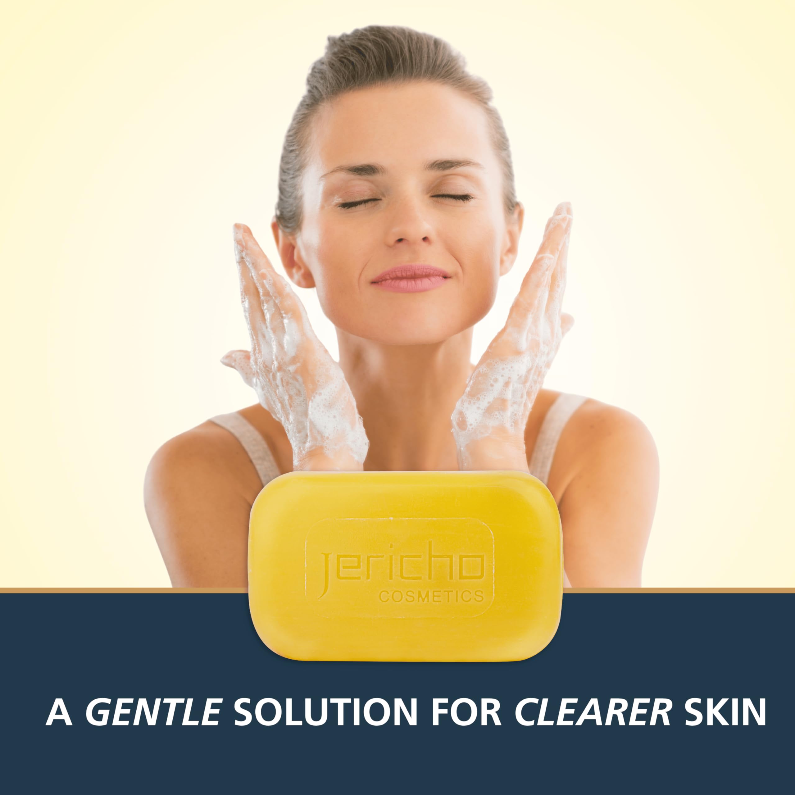 Jericho Dead Sea sulfur soap vegan formula label and ingredients.