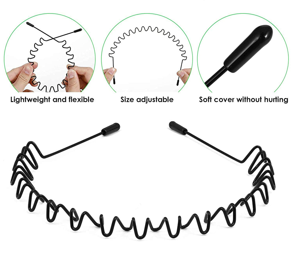JERLITU durable rustproof headband stays sleek after daily wear.