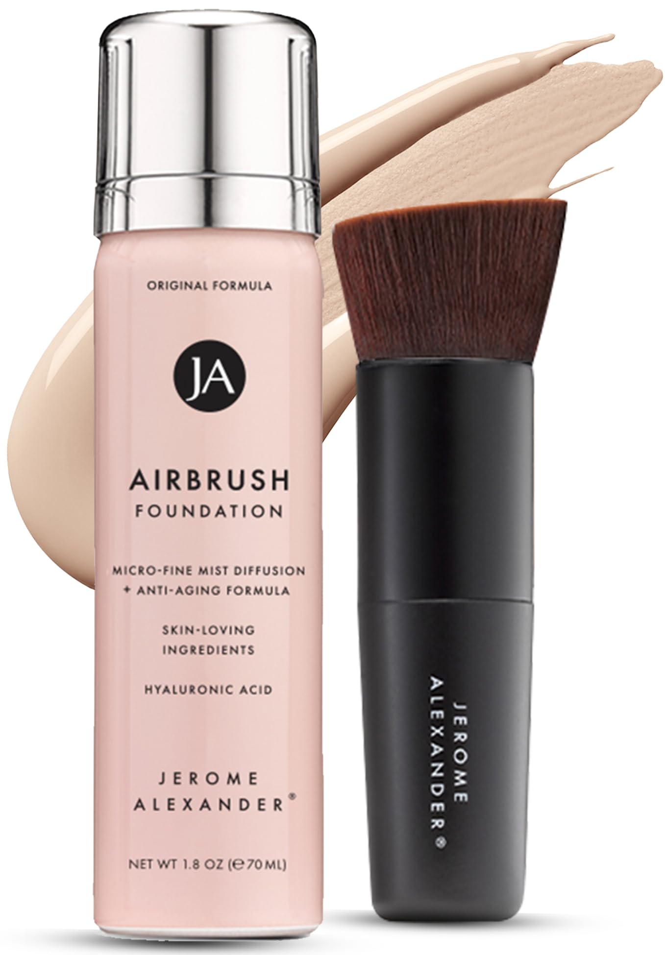 jerome alexander magicminerals airbrush base en spray para acabado suave y duradero