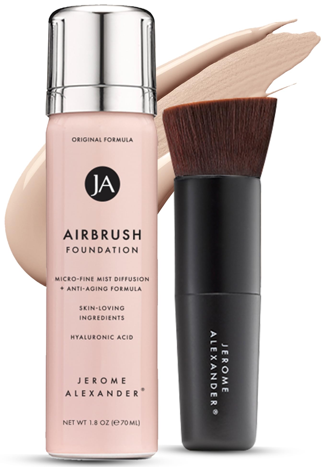 Jerome Alexander MagicMinerals airbrush foundation mist delivers lightweight, buildable coverage for radiant skin