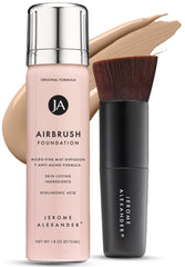 Jerome Alexander MagicMinerals AirBrush Foundation spray bottle with microfine mist for even coverage.