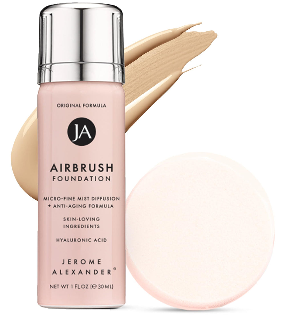 Jerome Alexander MagicMinerals base-aireado mini: cobertura uniforme para viaje.