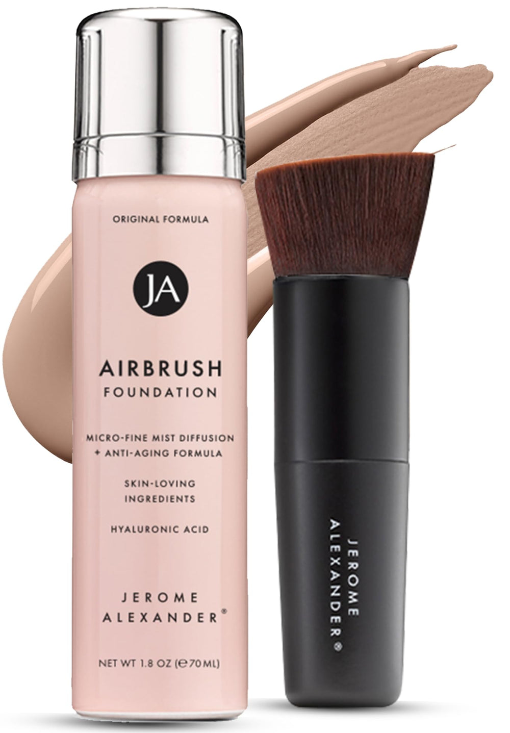 Jerome Alexander MagicMinerals, base en pulverizador medio, acabado natural y cobertura total