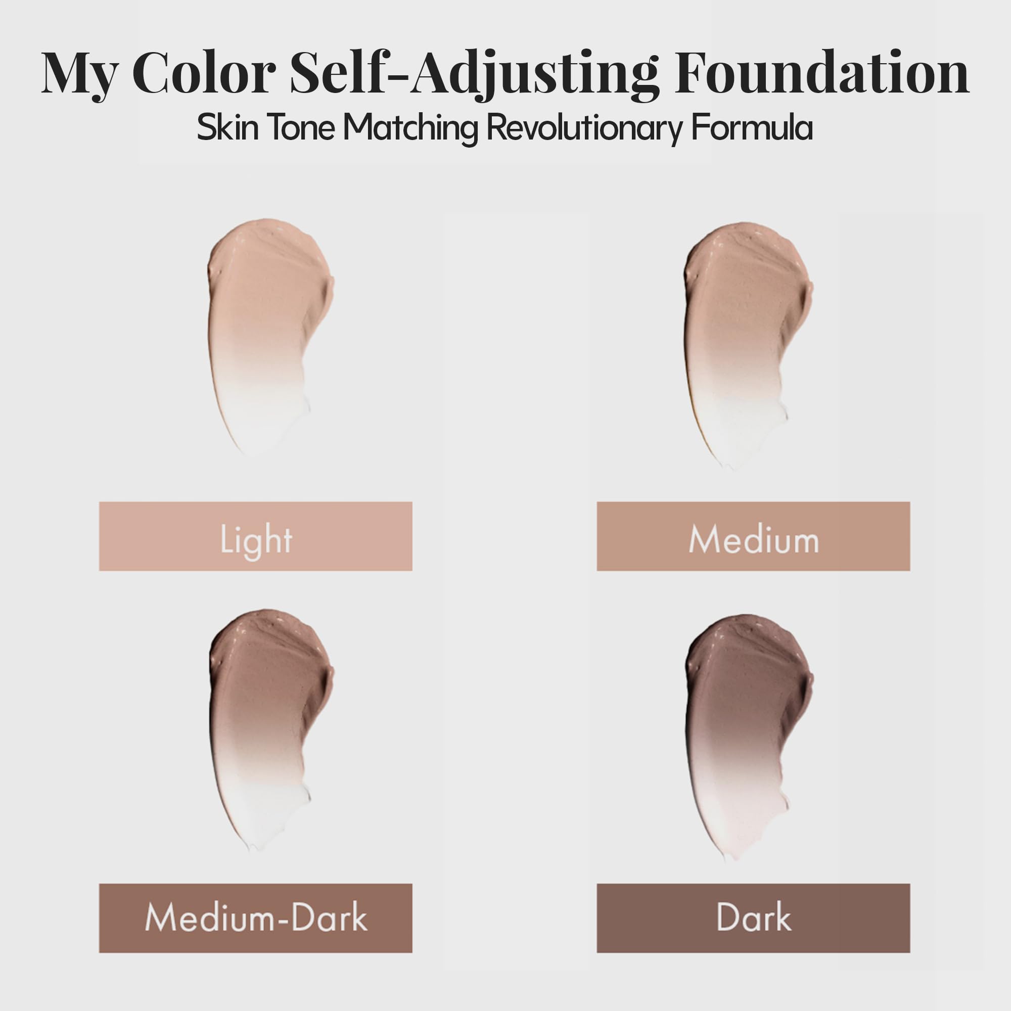 Jerome Alexander My Color foundation during application for even coverage
