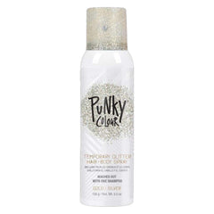 Jerome Russell Punky brillos dorados en spray para cabello y cuerpo, brillo luminoso y ligero.