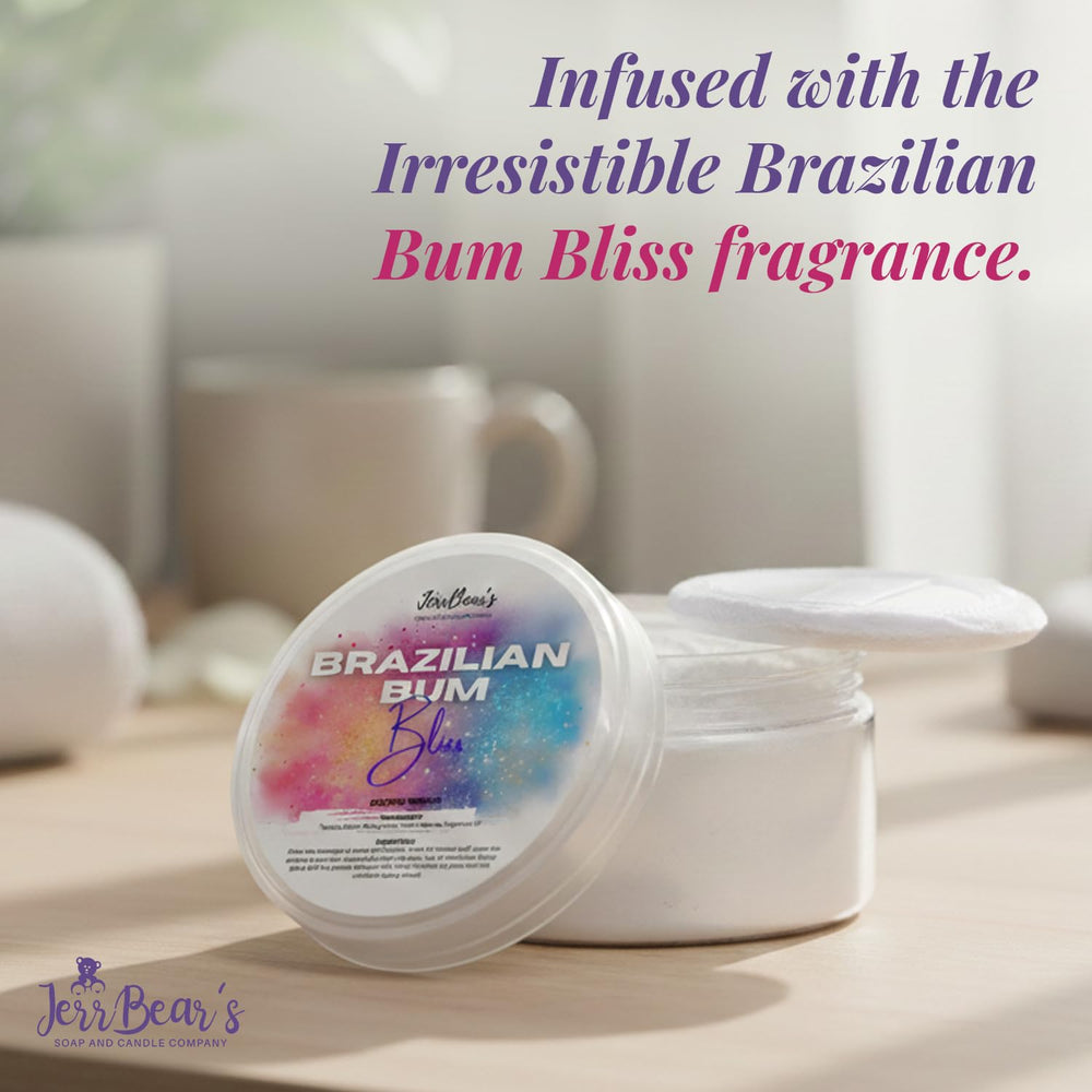 JerrBear’s Brazilian Bum Bliss scent of coconut and pistachio for daily freshness.