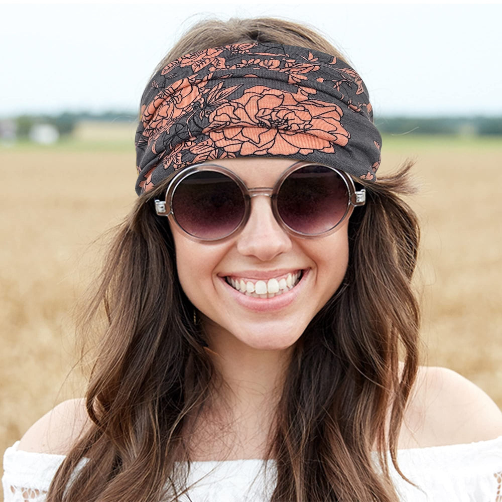 Jesries banda ancha para cabello mujer gris, ideal para looks casuales y viajes