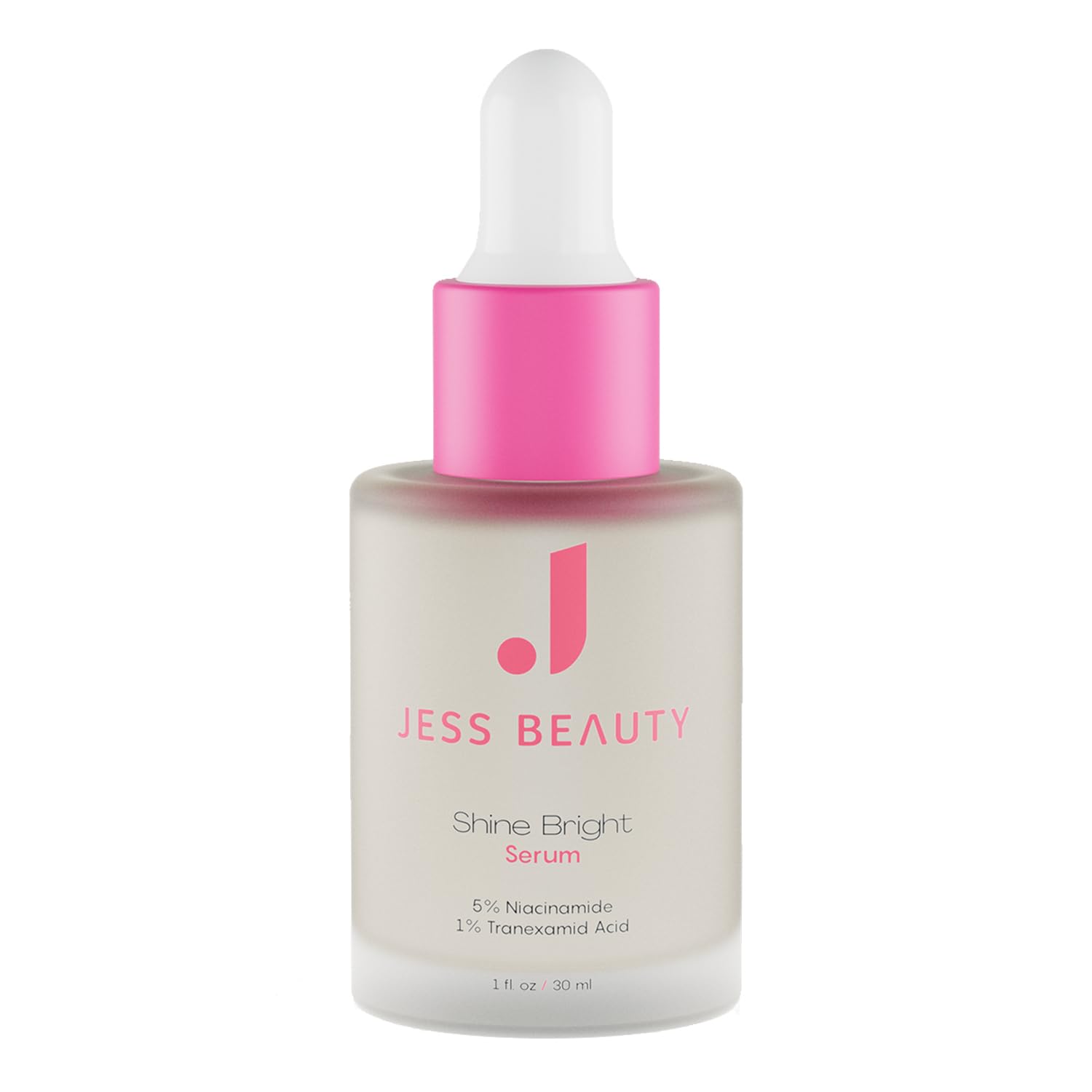JESS BEAUTY Shine Bright es un suero niacinamida para uso diario con textura sedosa.
