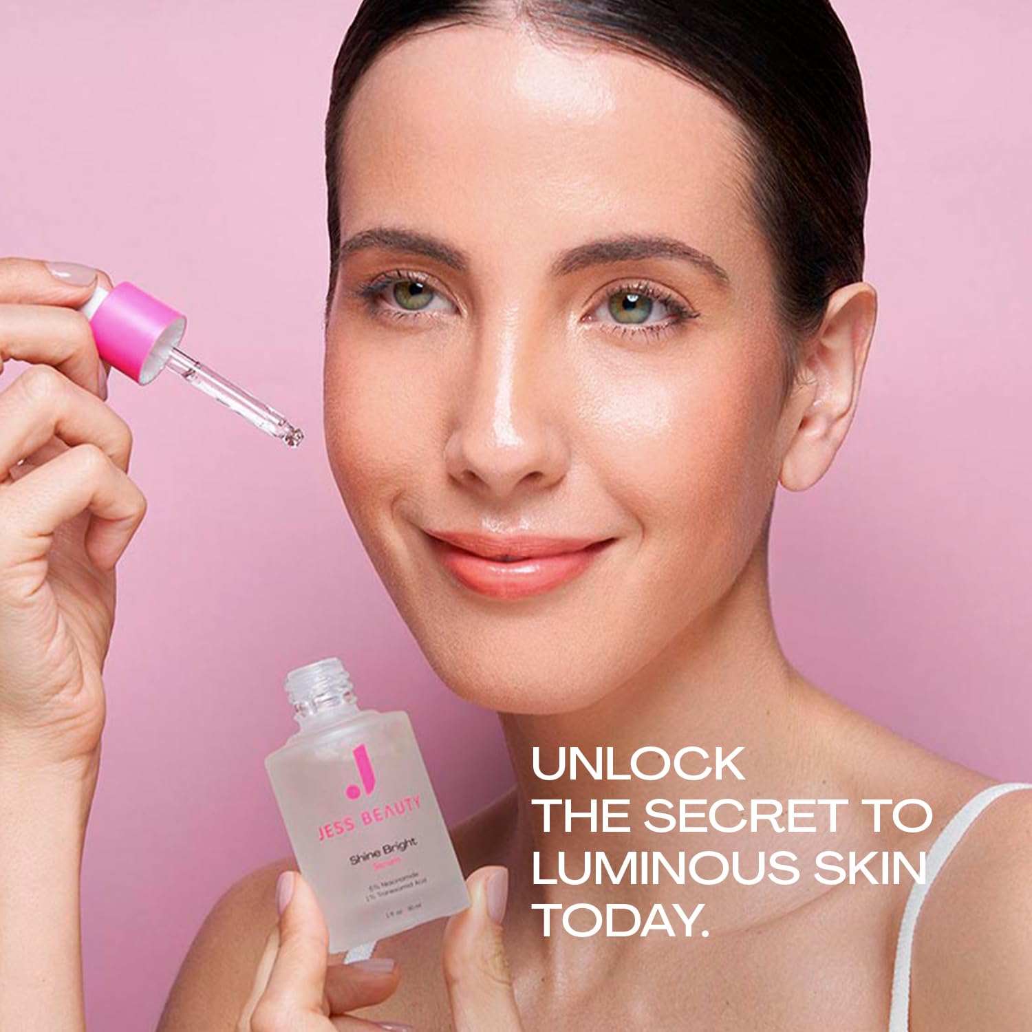 JESS BEAUTY Shine Bright renovación suave para un aspecto radiante.