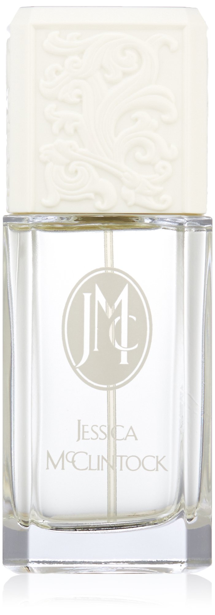 Jessica McClintock EDP bottle front view for daytime elegance.