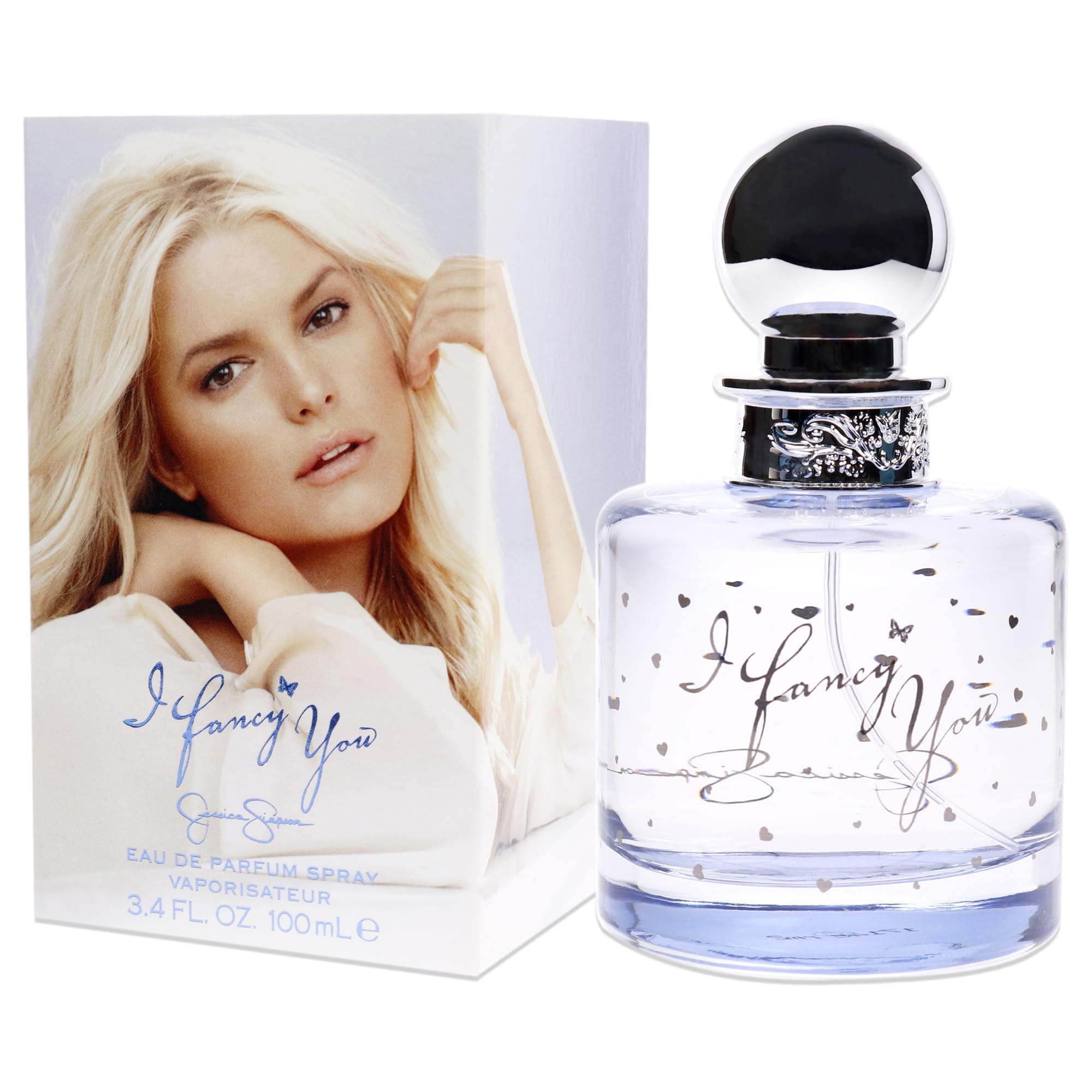 Jessica Simpson I Fancy You close-up label, premium design