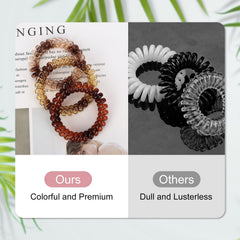 JessLab spiral hair-ties offer durable hold during workouts and swimming.