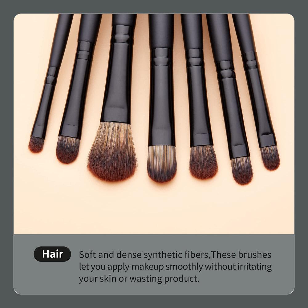 Jessup Eye Brushes Set crease brush for smooth lid shading