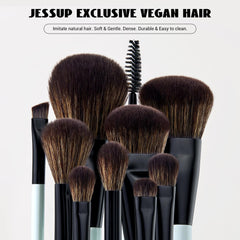 Jessup contour-definition brush for precise cheek contour and natural sculpt