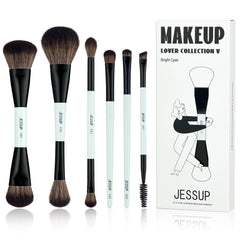 Jessup 6pc foundation-application brush for smooth, even base and flawless skin tone
