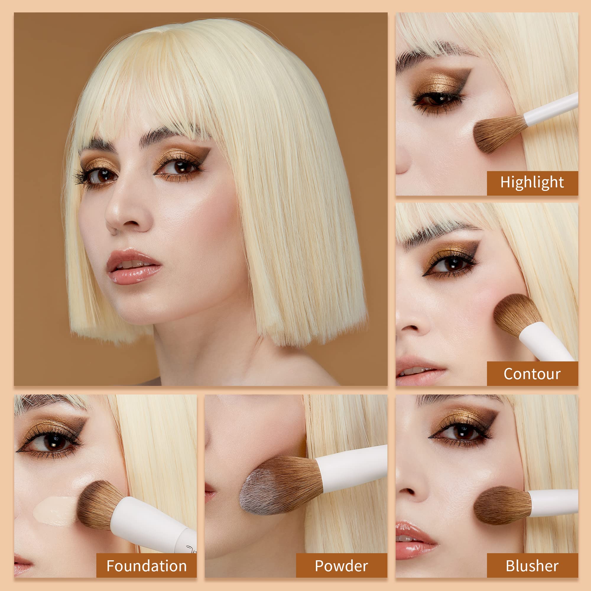 Jessup contour brush for precise sculpting and definition