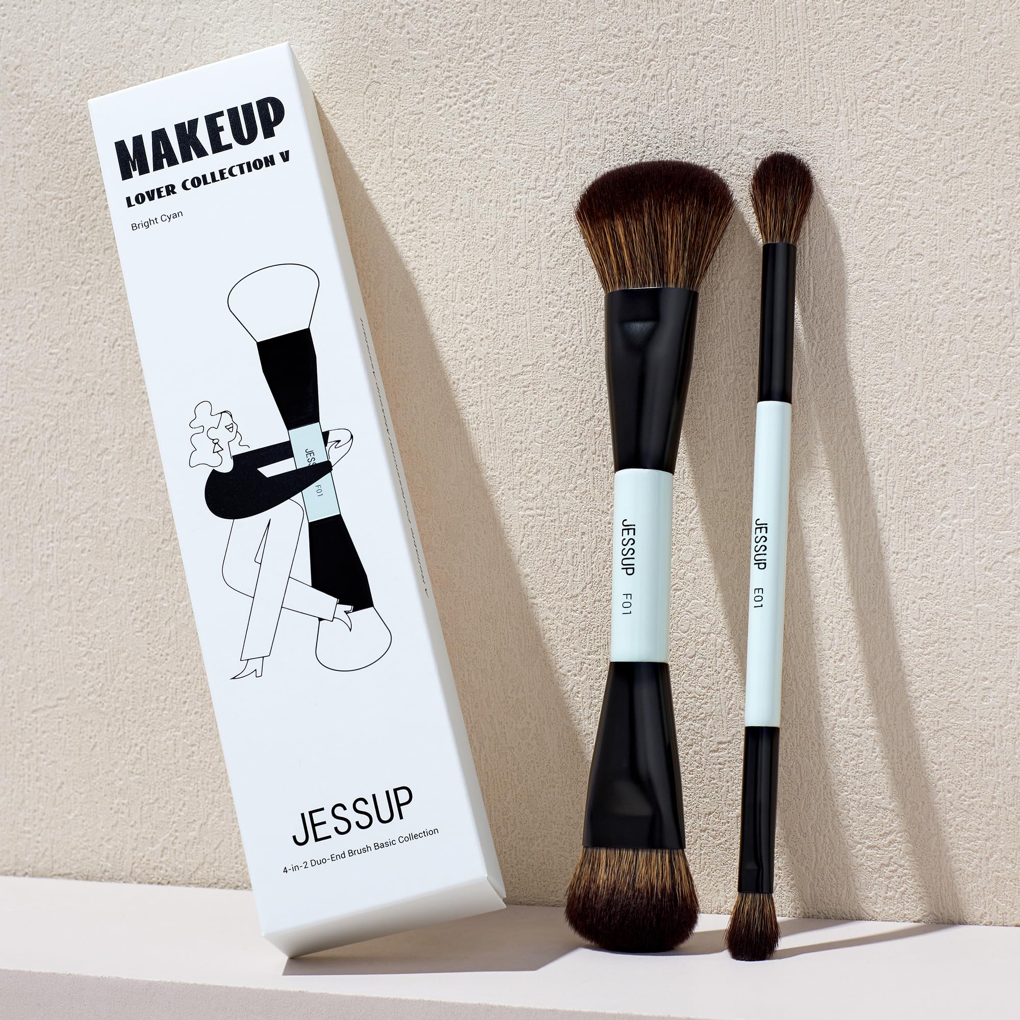 Jessup travel-friendly design enables on-the-go touch-ups.