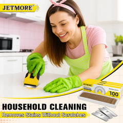 Jetmore drawer-style packing enables easy one-at-a-time blade access.