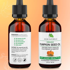 Jeune Naturelle Aceite de calabaza, gota: hidratación profunda para la piel.