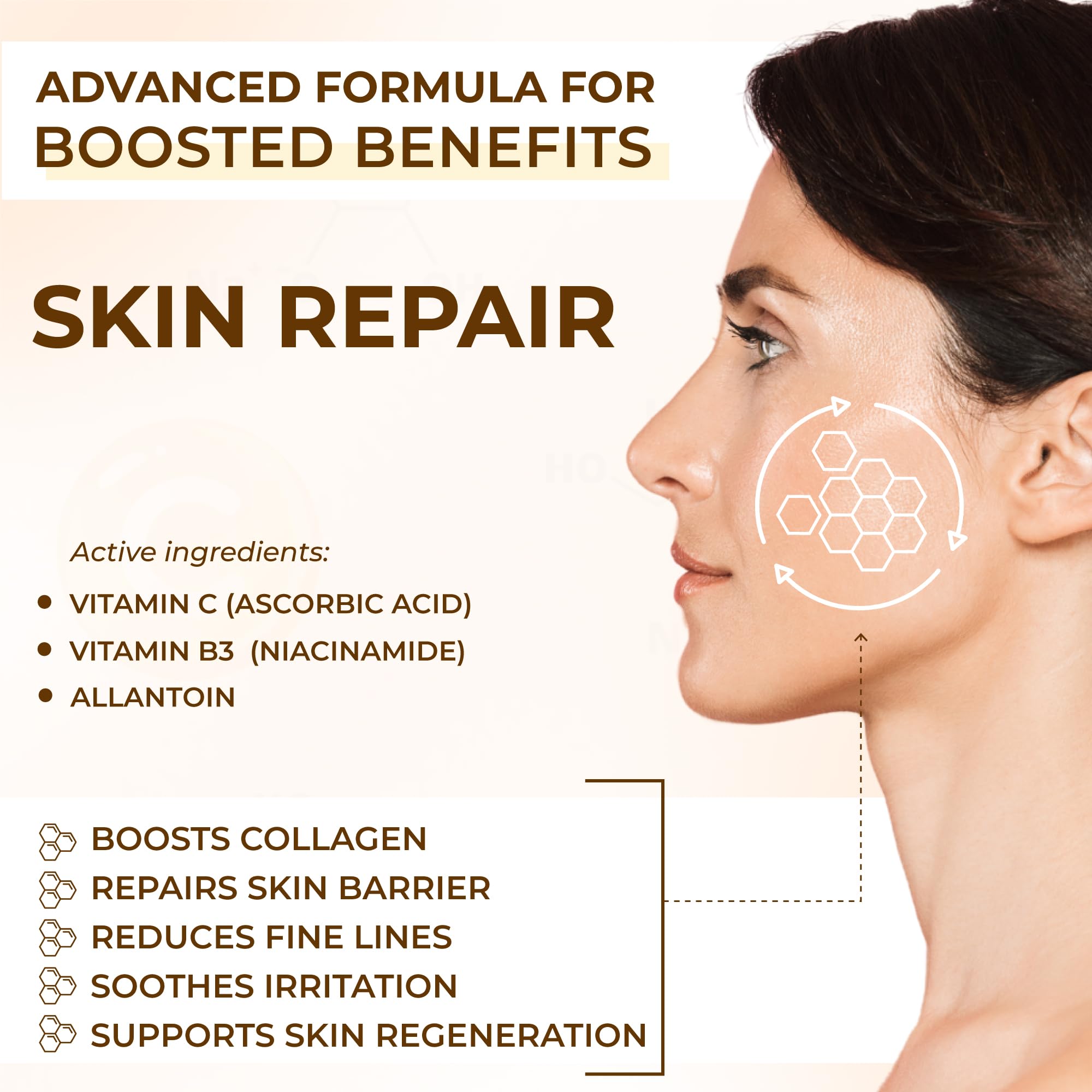 Jeune Naturelle green-tea-ferulic-acid boost macro reveals antioxidant blend.