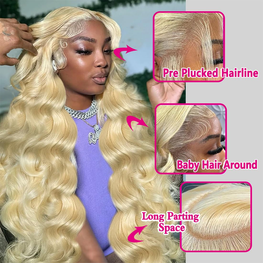 Jewhaut 613 pre-plucked natural hairline speeds styling