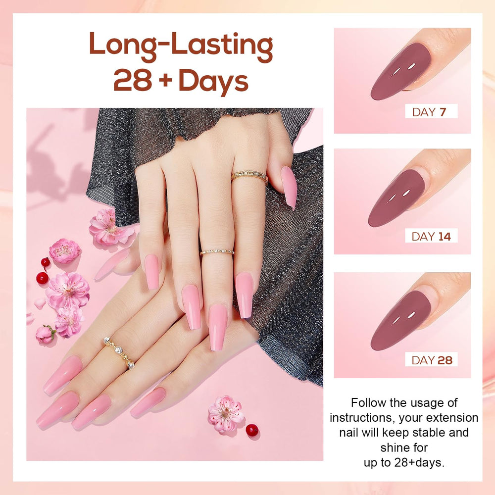 JEWHITENY builder gel extensions for quick, strong nails