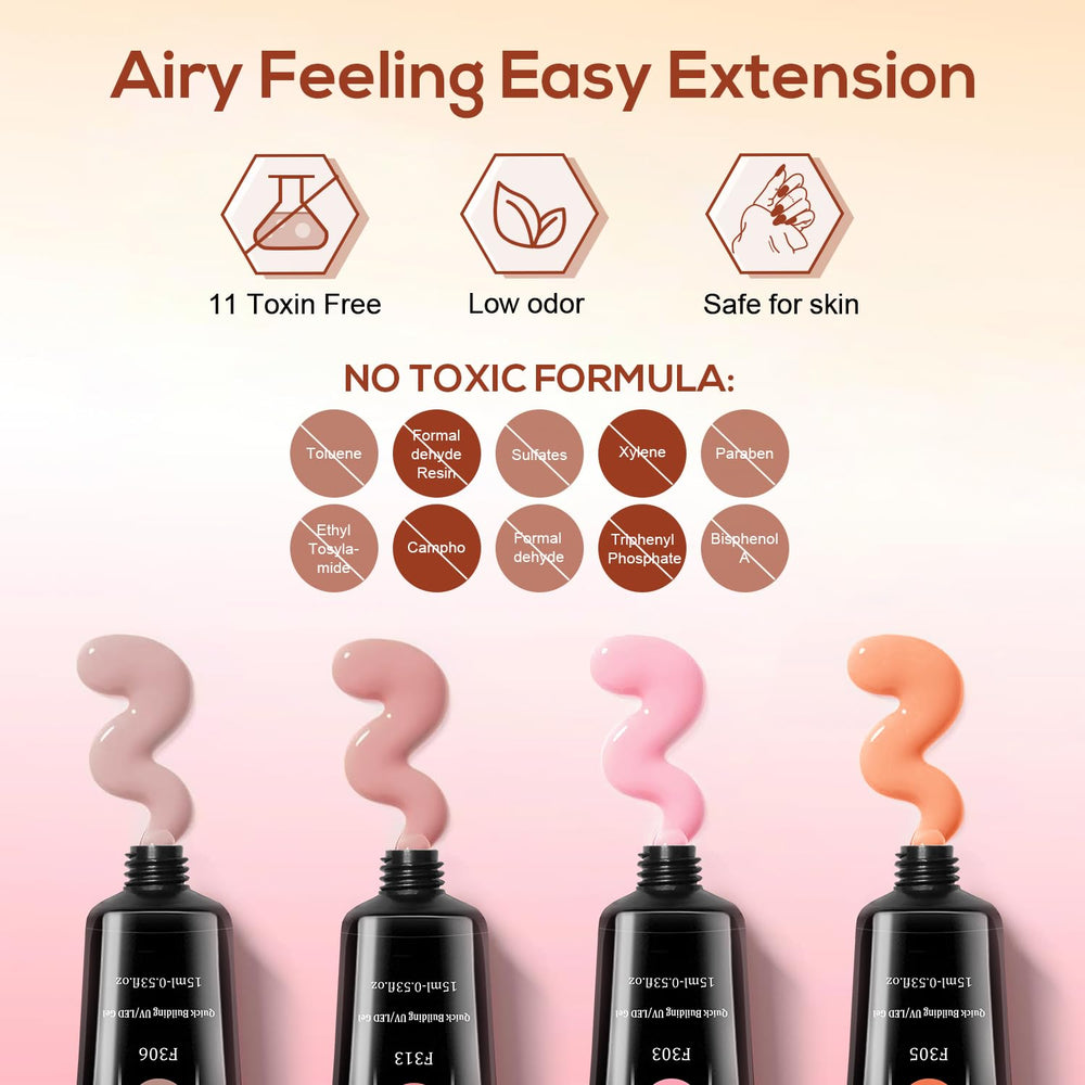 JEWHITENY extension gel tools for precise shaping