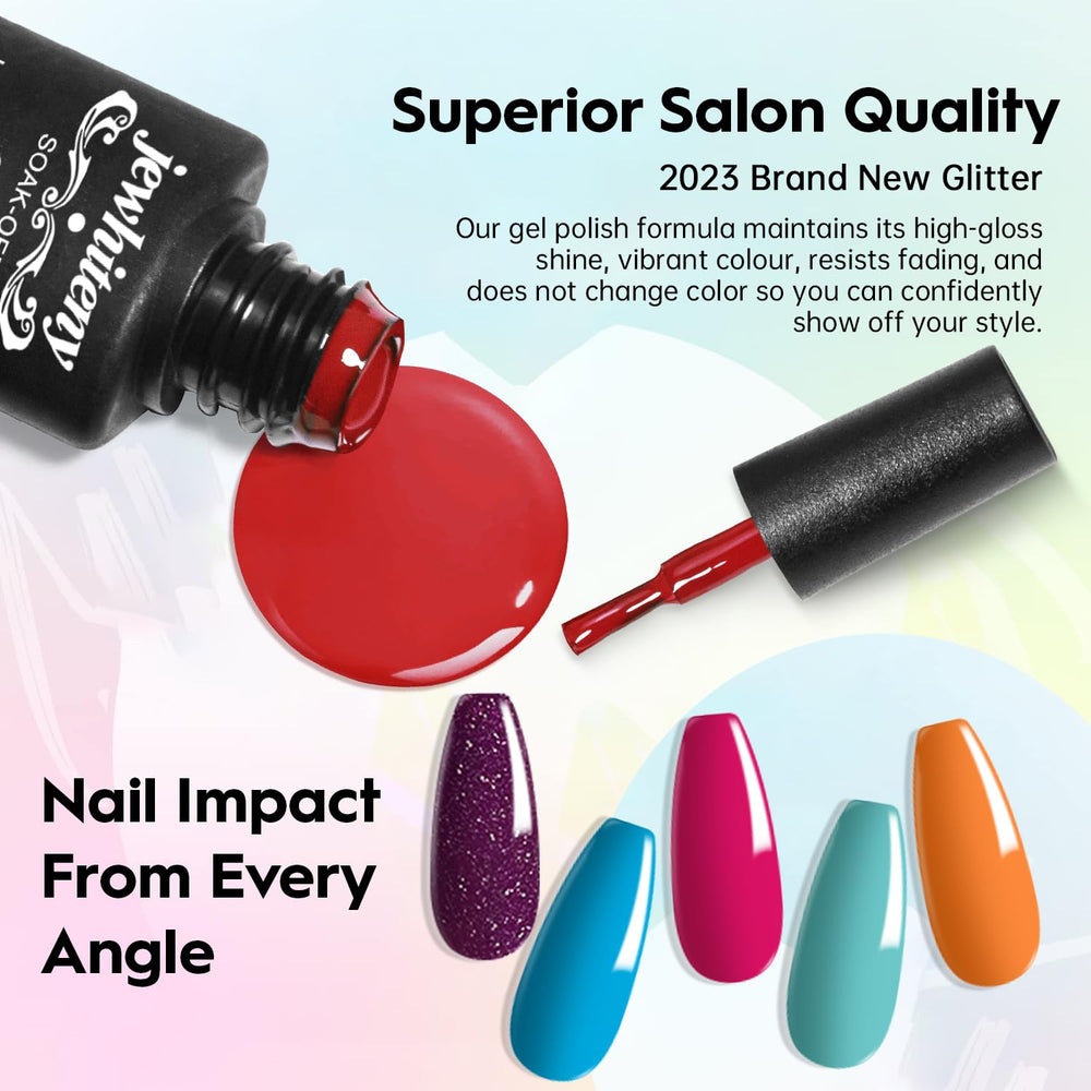 JEWHITENY gel nail polish 27 colors in convenient tubes