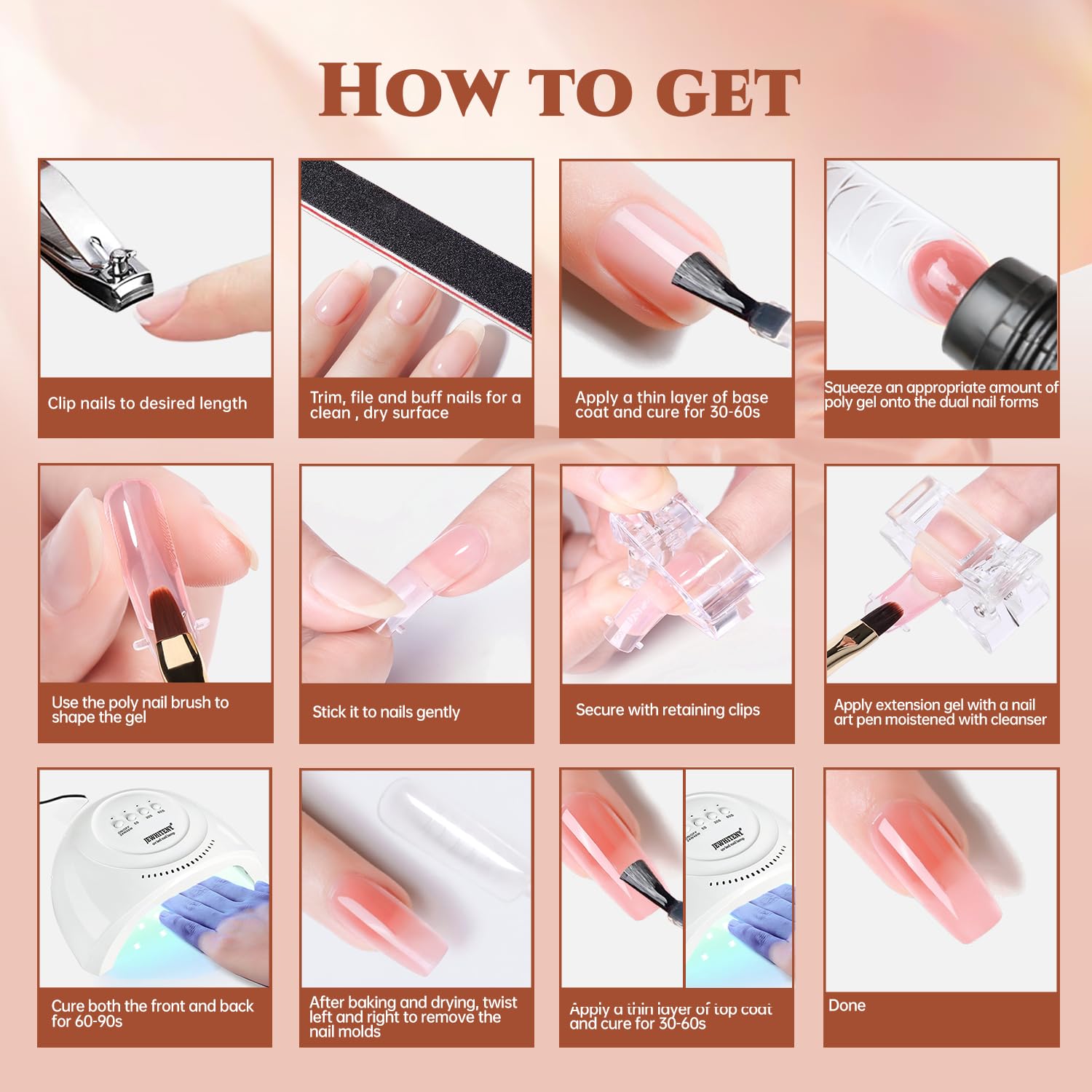 JEWHITENY matte top coat creates modern matte looks
