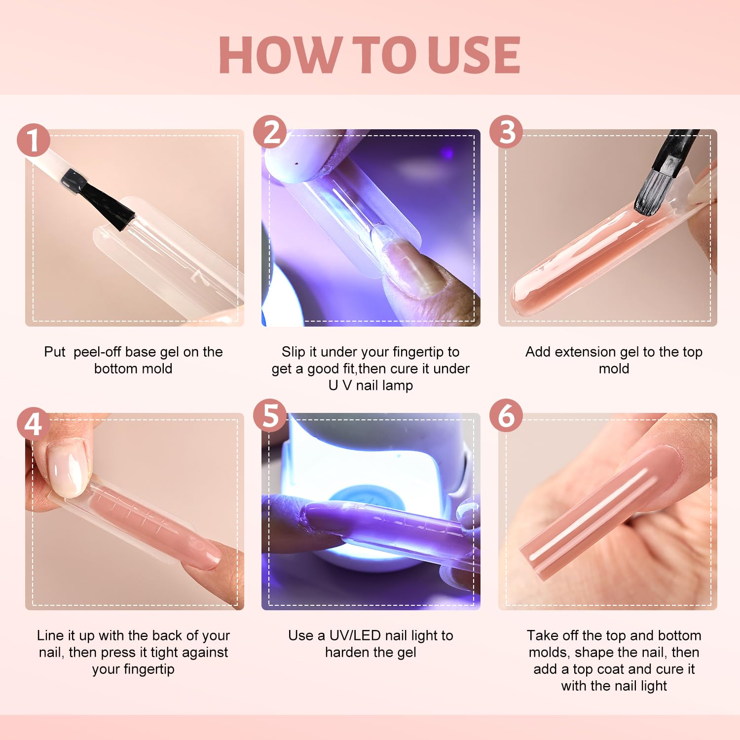 JEWHITENY precise-fit-nail-form-tool ideal for both beginners and pros