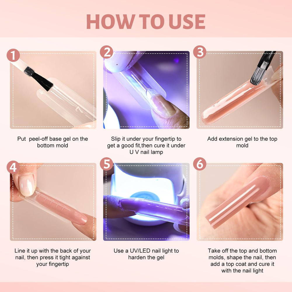 JEWHITENY precise-fit-nail-form-tool ideal for both beginners and pros