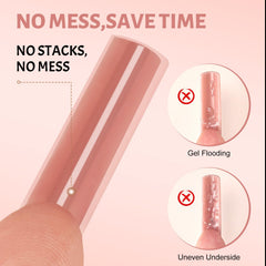 JEWHITENY sandwich-nails-dual-forms promote smooth surfaces with fewer polishing steps