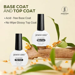 JEWHITENY base-coat protege el color de uñas