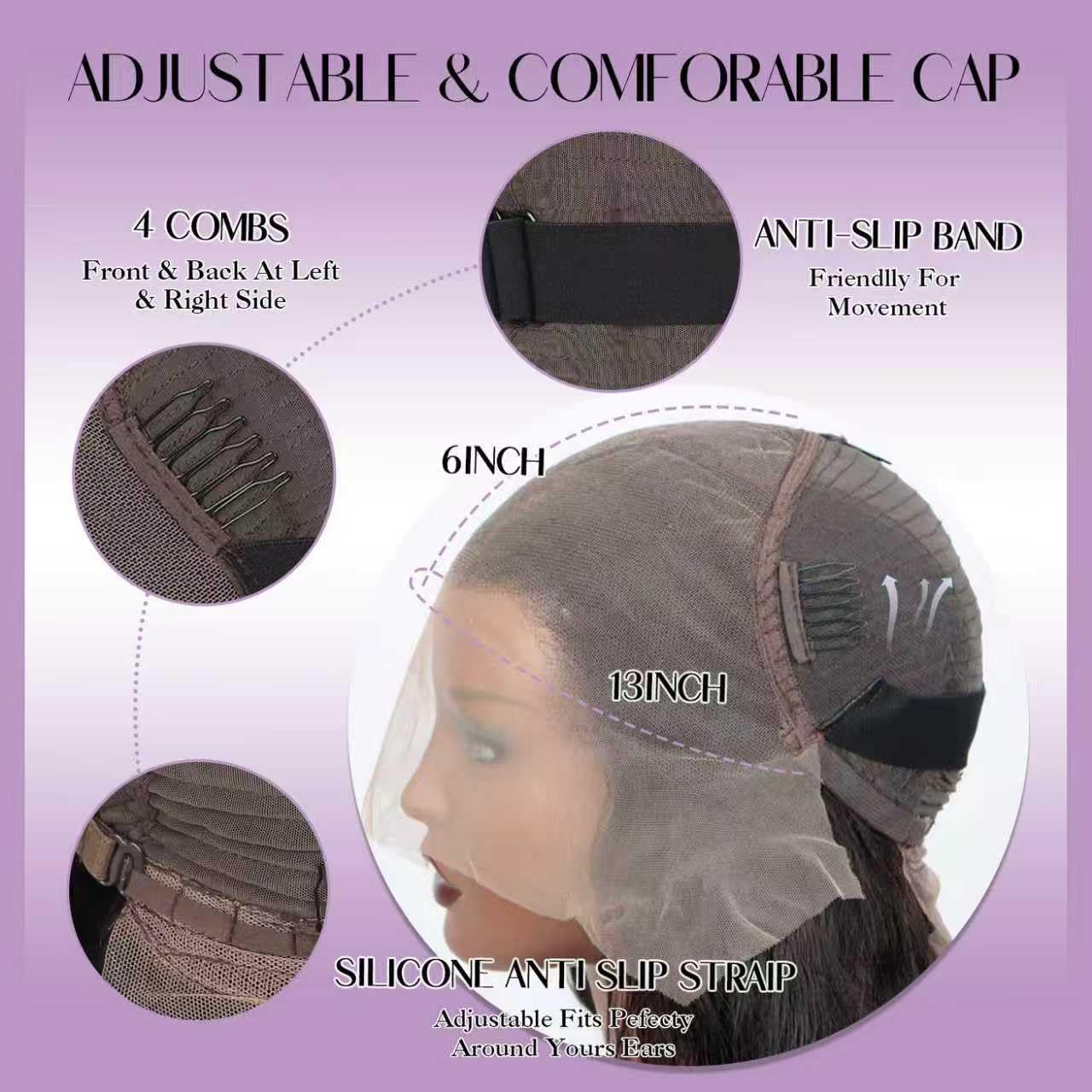 Jexazr baby hair detail on natural hairline for realistic styling.