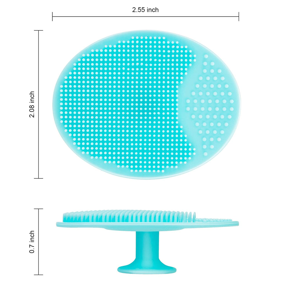 JEXCULL 2-in-1 face scrubber with massage nodes for improved circulation.