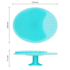 JEXCULL 2-in-1 face scrubber with massage nodes for improved circulation.