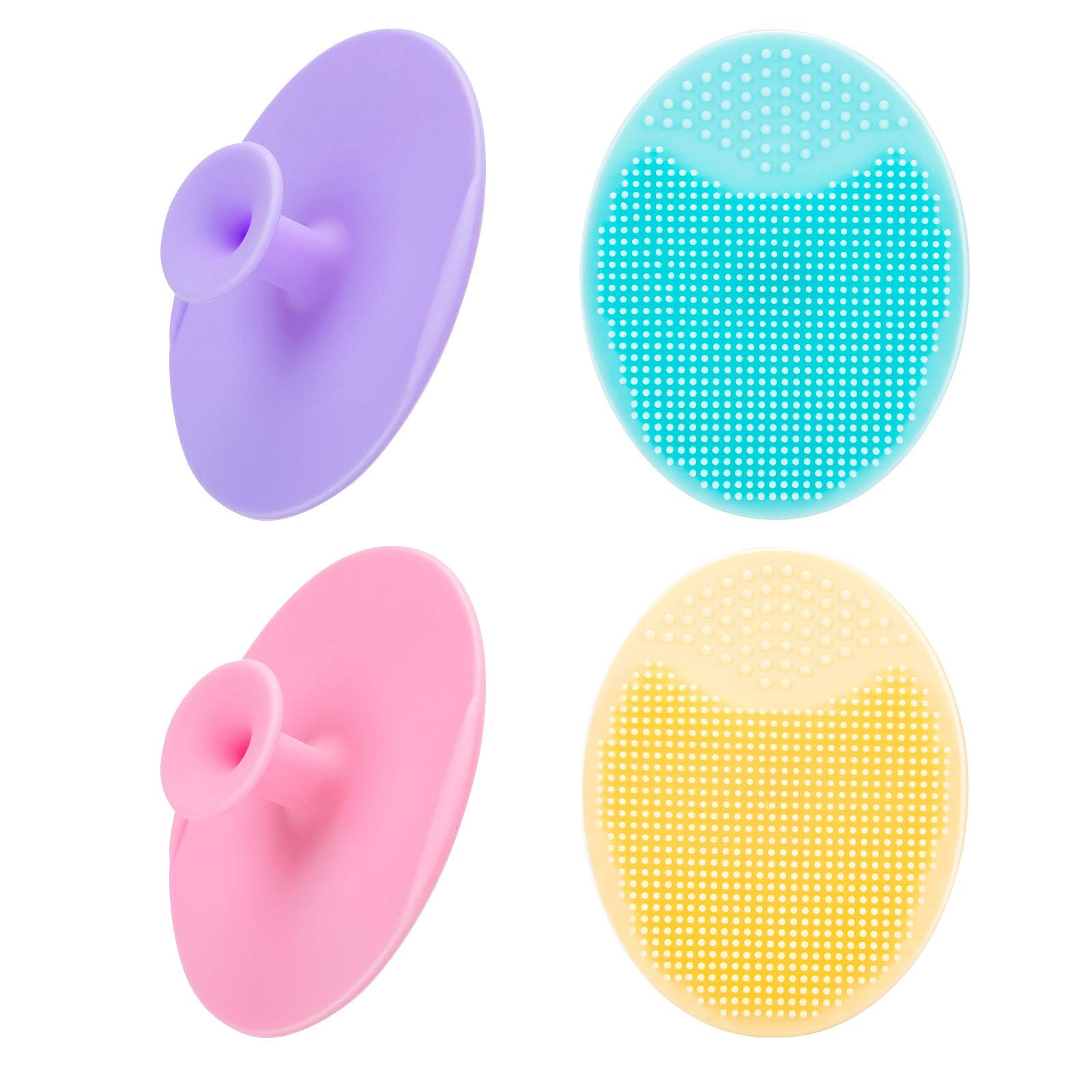 JEXCULL soft silicone face scrubber with gentle bristles for exfoliation and cleansing.