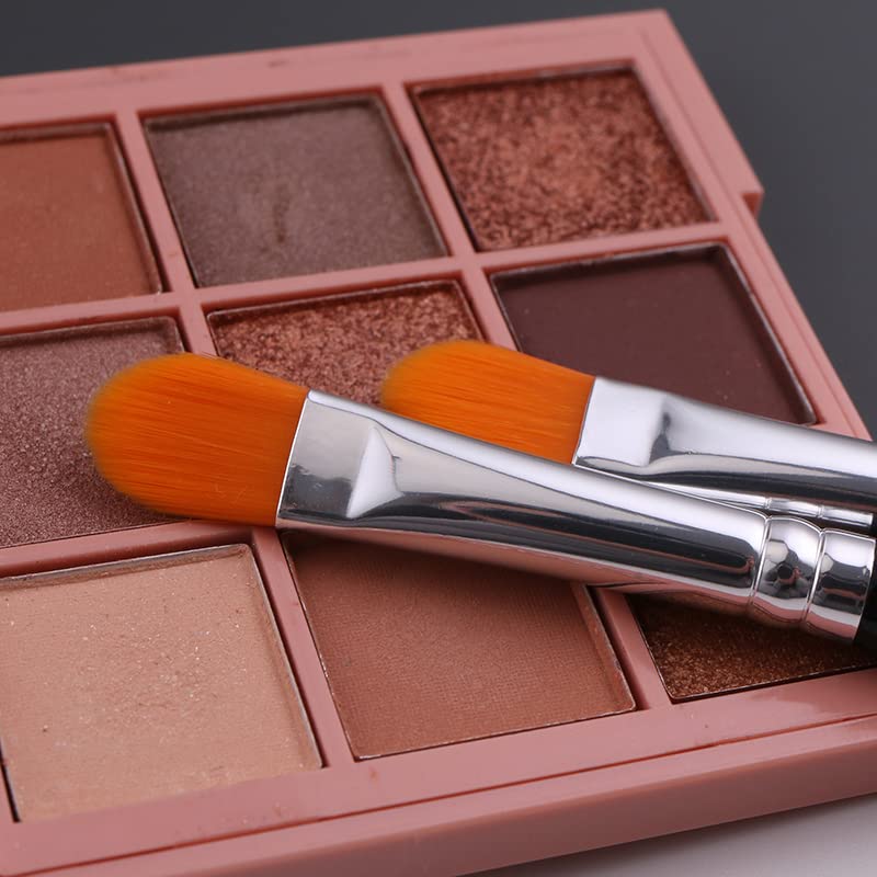 JEZTDKLE flat-round brush for concealer application in targeted areas