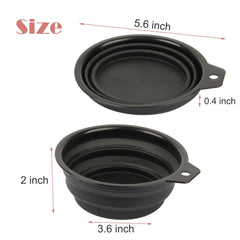 JFFX folding mixing bowl with silicone handle for easy storage