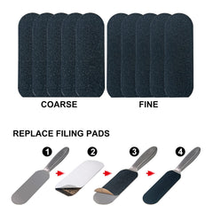 JHFGJGH ergonomic steel body highlights comfortable grip during pedicure sessions