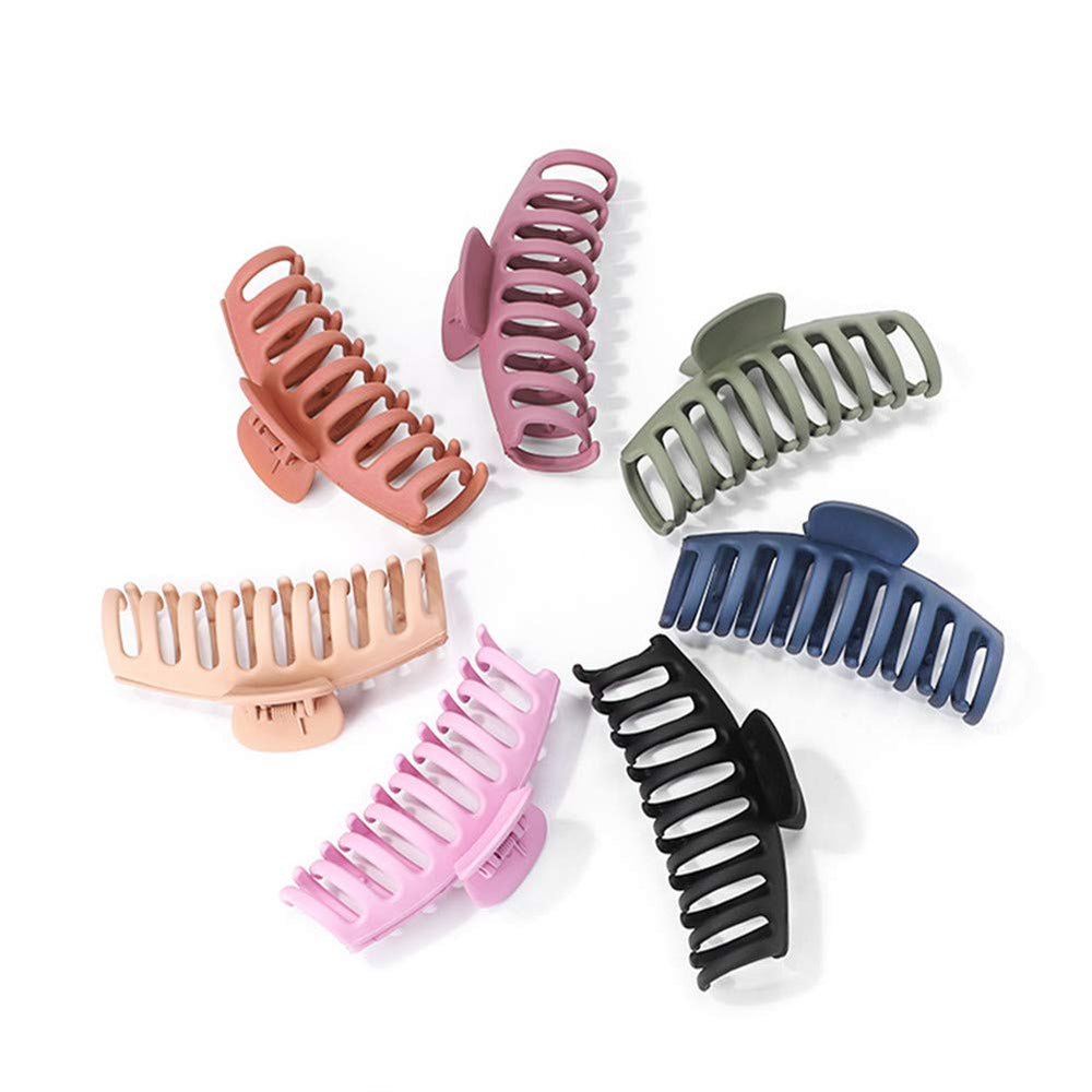 JHHSYU pinza grande rosa para ducha, cabello mojado y recogido.