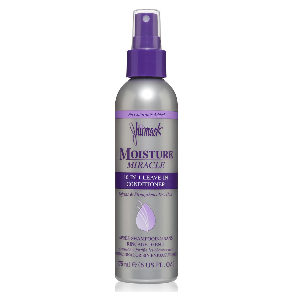 Jhirmack 10-en-1 spray acondicionador sin enjuague desenreda y aporta brillo.