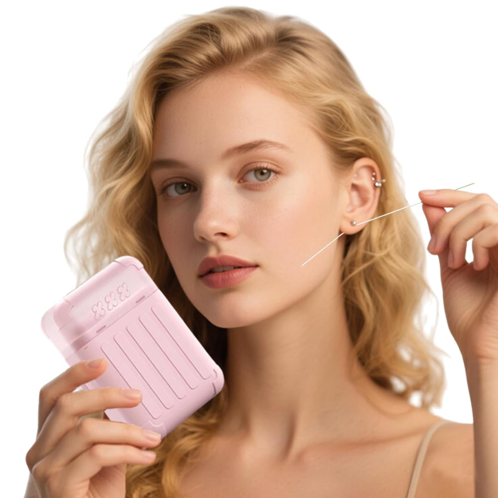 JHKED cleaning solution bottle with plant-based formula provides gentle daily care for piercings.