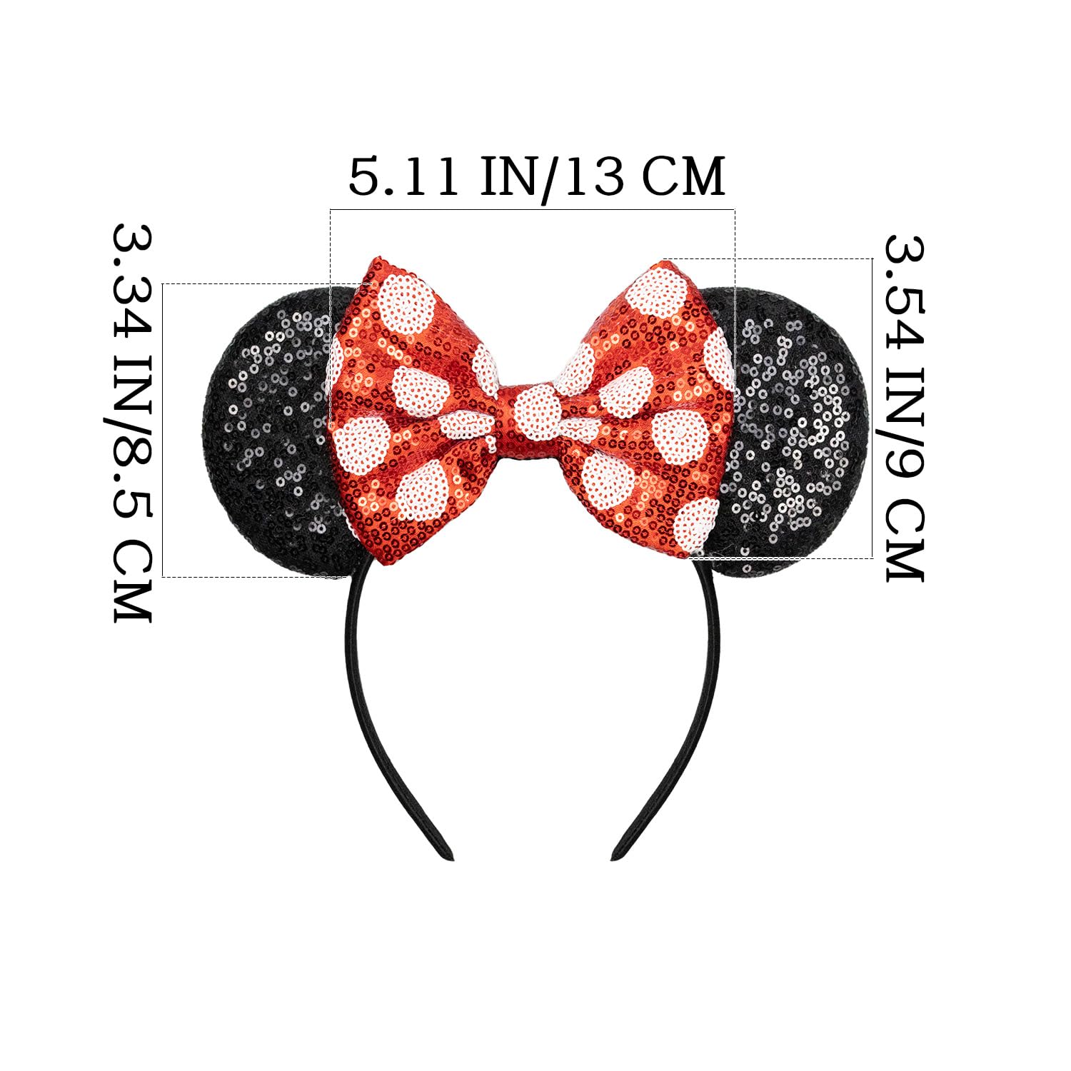 JIAHANG snow queen style mouse ear headband adds sparkle to cosplay