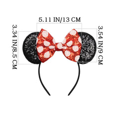 JIAHANG snow queen style mouse ear headband adds sparkle to cosplay