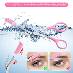 JIAKAI eyebrow scissors closeup blade, sharp stainless steel edge