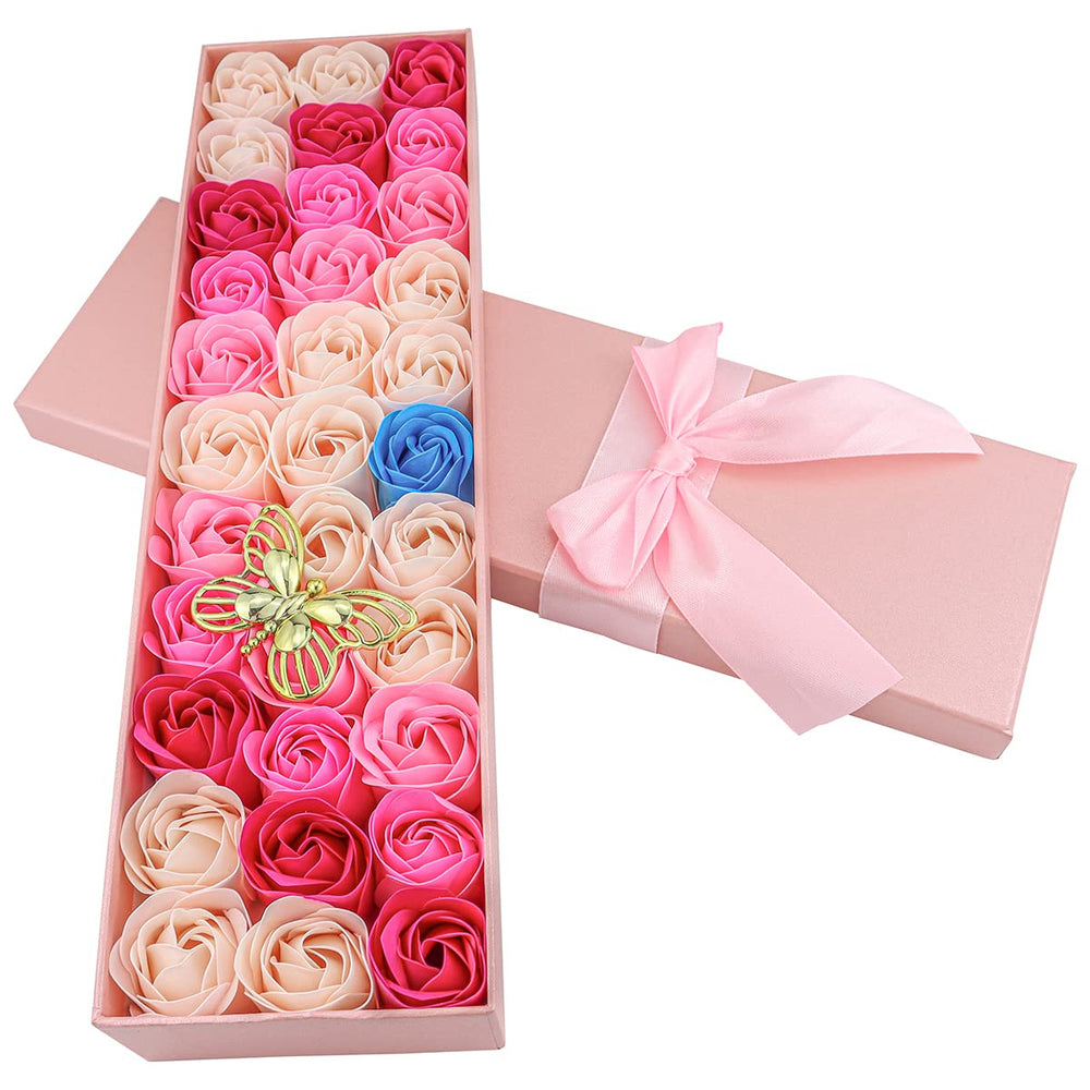 Embalaje rosa, perfecto para ocasiones especiales como Día de la Madre o San Valentín.